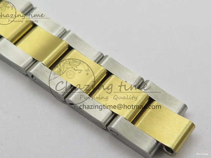 MiroTime 0127 SoftTouch Datejust 31mm 278273 SS YG BP Maker Best Edition Gray Diamonds Dial on SS YG Oyster Bracelet 2715